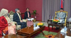 राष्ट्रपति पौडेलसँग सार्कका नवनियुक्त महासचिव सरवरको शिष्टाचार भेट